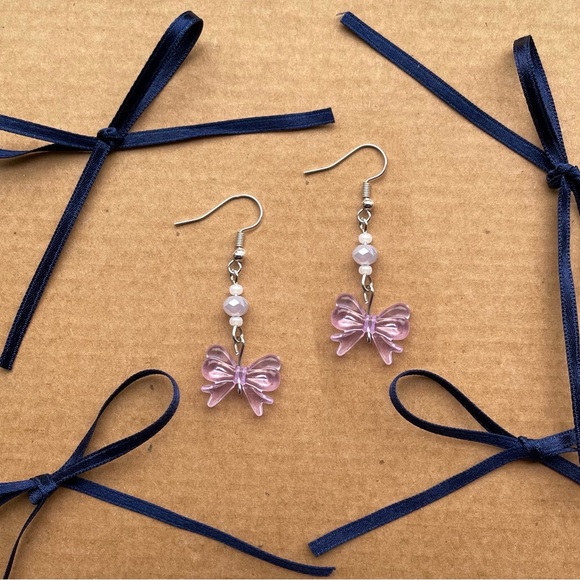୨୧ BOW EARRINGS ୨୧ - Picture 7 of 12